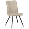 STUHL Mikrofaser Beige  - Beige/Schwarz, Design, Textil/Metall (44/88/59cm) - Boxxx