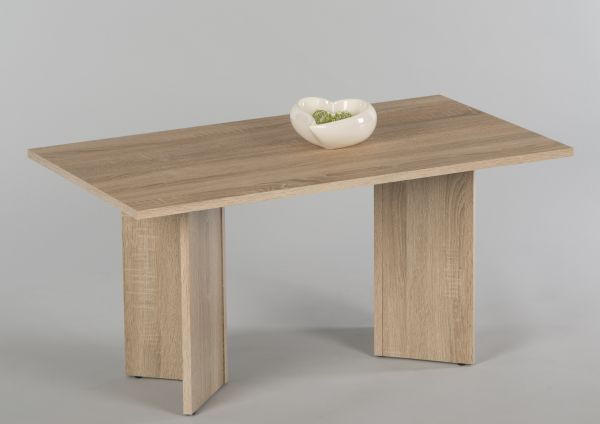 KLUBSKA MIZA, 86/44/58 cm hrast sonoma  - hrast sonoma, Konvencionalno, leseni material (86/44/58cm) - Boxxx