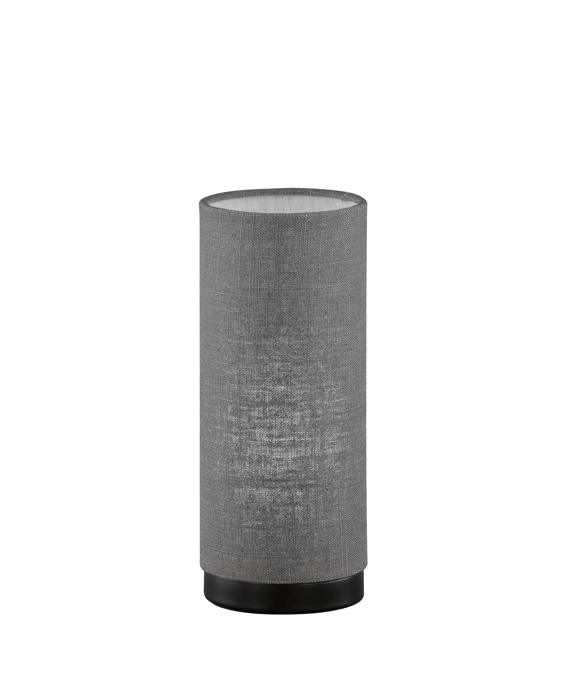 TISCHLEUCHTE - Schwarz, Design, Textil/Metall (10/25cm) - Fischer & Honsel
