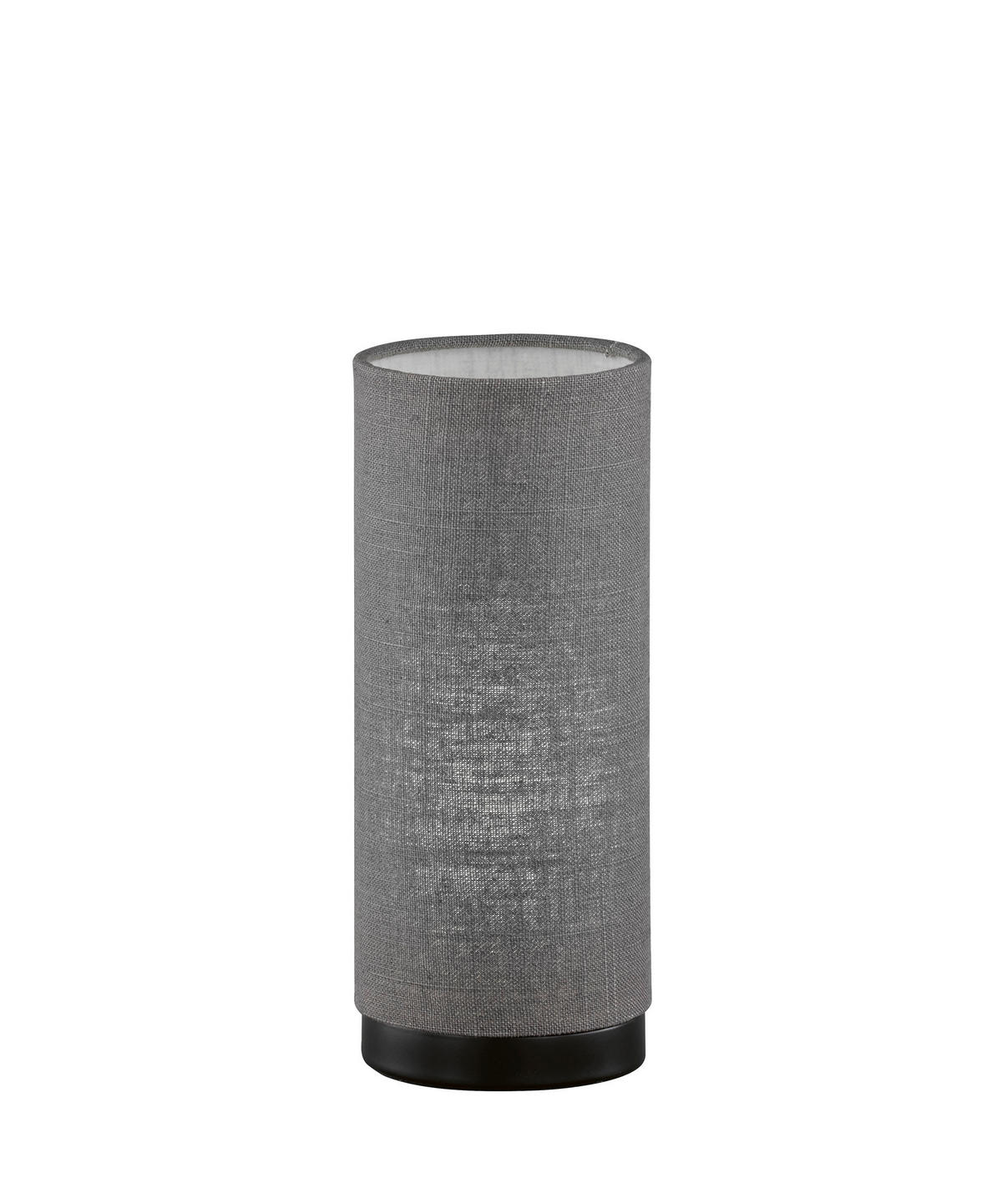 TISCHLEUCHTE 10/25 cm   - Schwarz, Design, Textil/Metall (10/25cm) - Fischer & Honsel