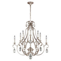 KRONLEUCHTER  77.5/102.9 cm   - Silberfarben, Konventionell, Metall (77.5/102.9cm) - Elstead Lighting