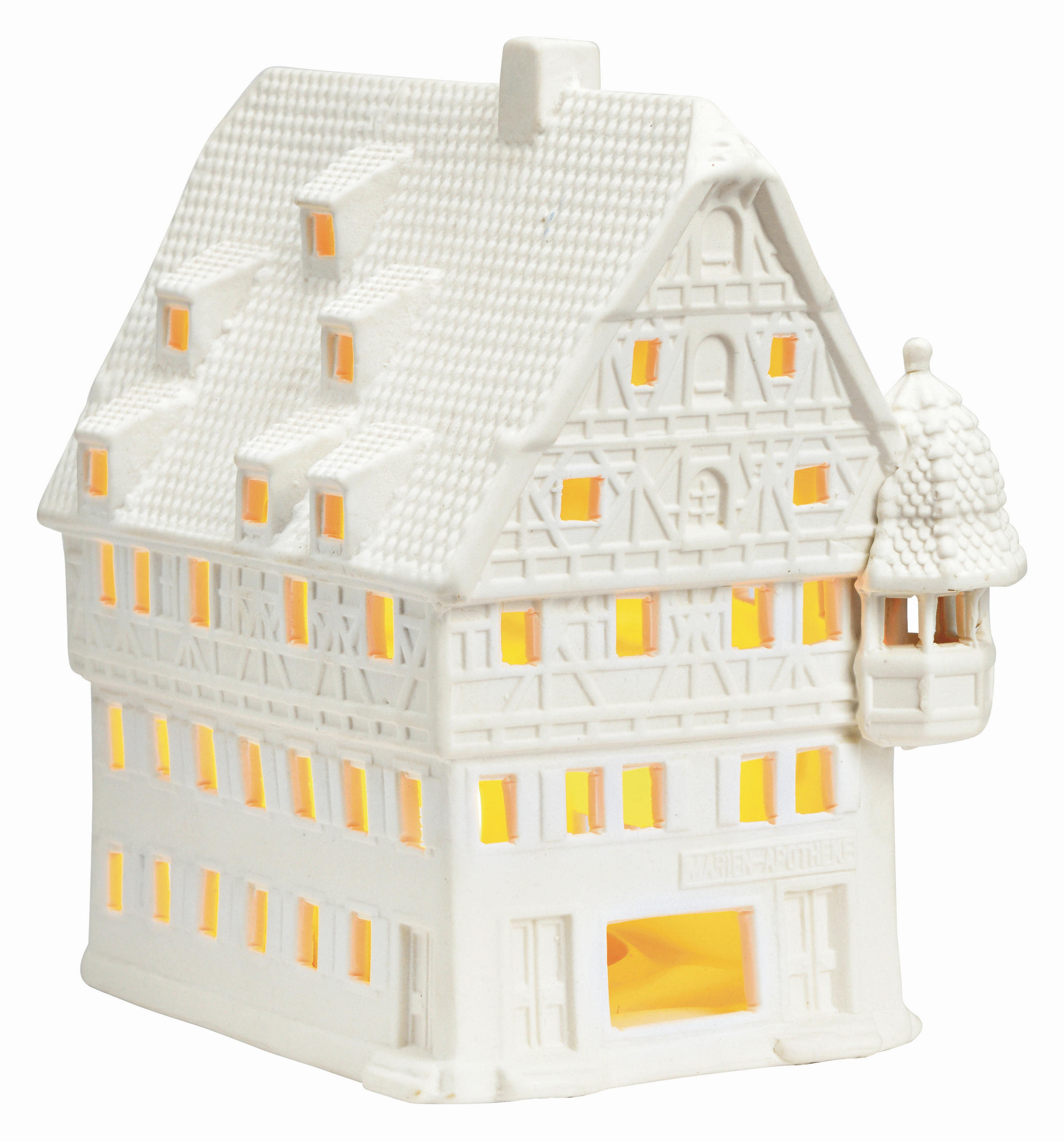 DEKOHAUS - Weiß, Basics, Keramik (13/18/13cm)