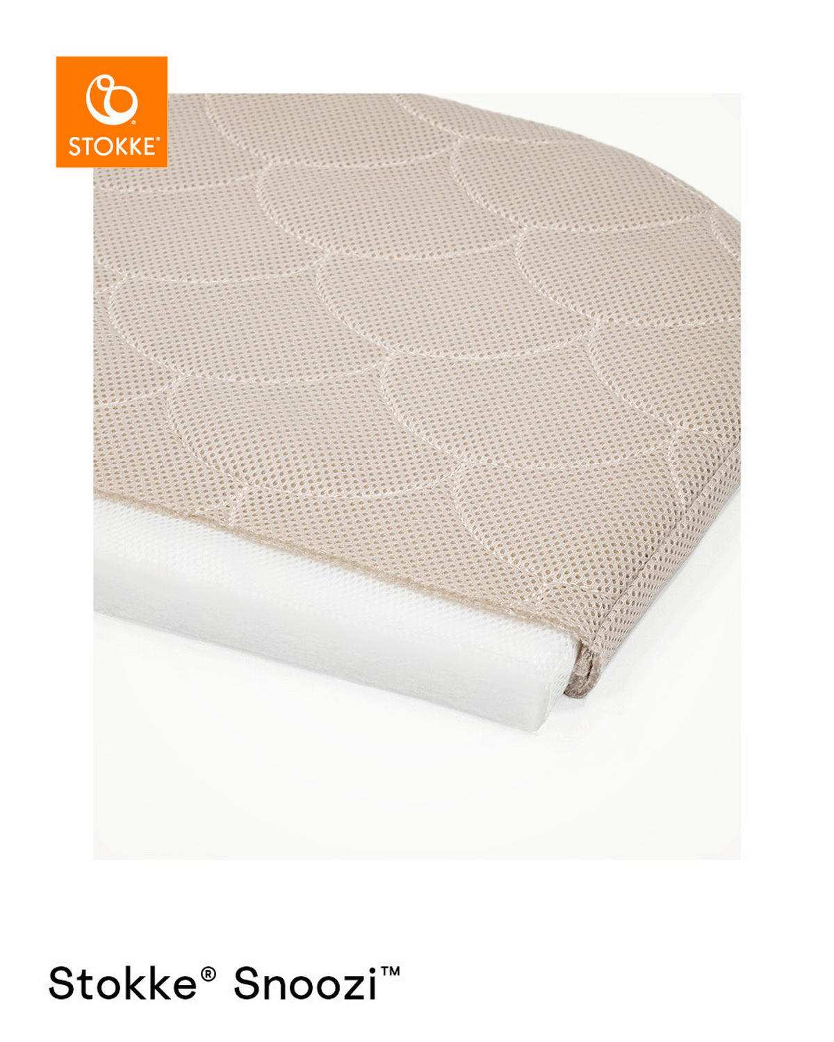 BEISTELLBETT Snoozi   - Beige/Naturfarben, Basics, Holz/Textil (59,7/76/87,1cm) - Stokke
