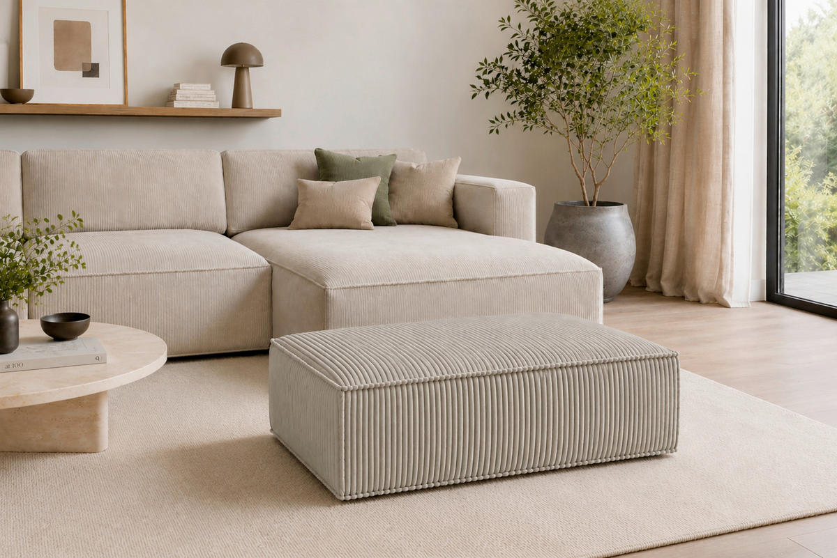 TABURETKA, textil, kompozitné drevo, 105/43/65 cm - čierna/cappuccino, Konventionell, kompozitné drevo/textil (105/43/65cm) - Livetastic