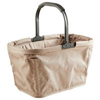 EINKAUFSKORB 30 L  - Beige, KONVENTIONELL, Kunststoff/Textil (50/27/27cm) - Novel