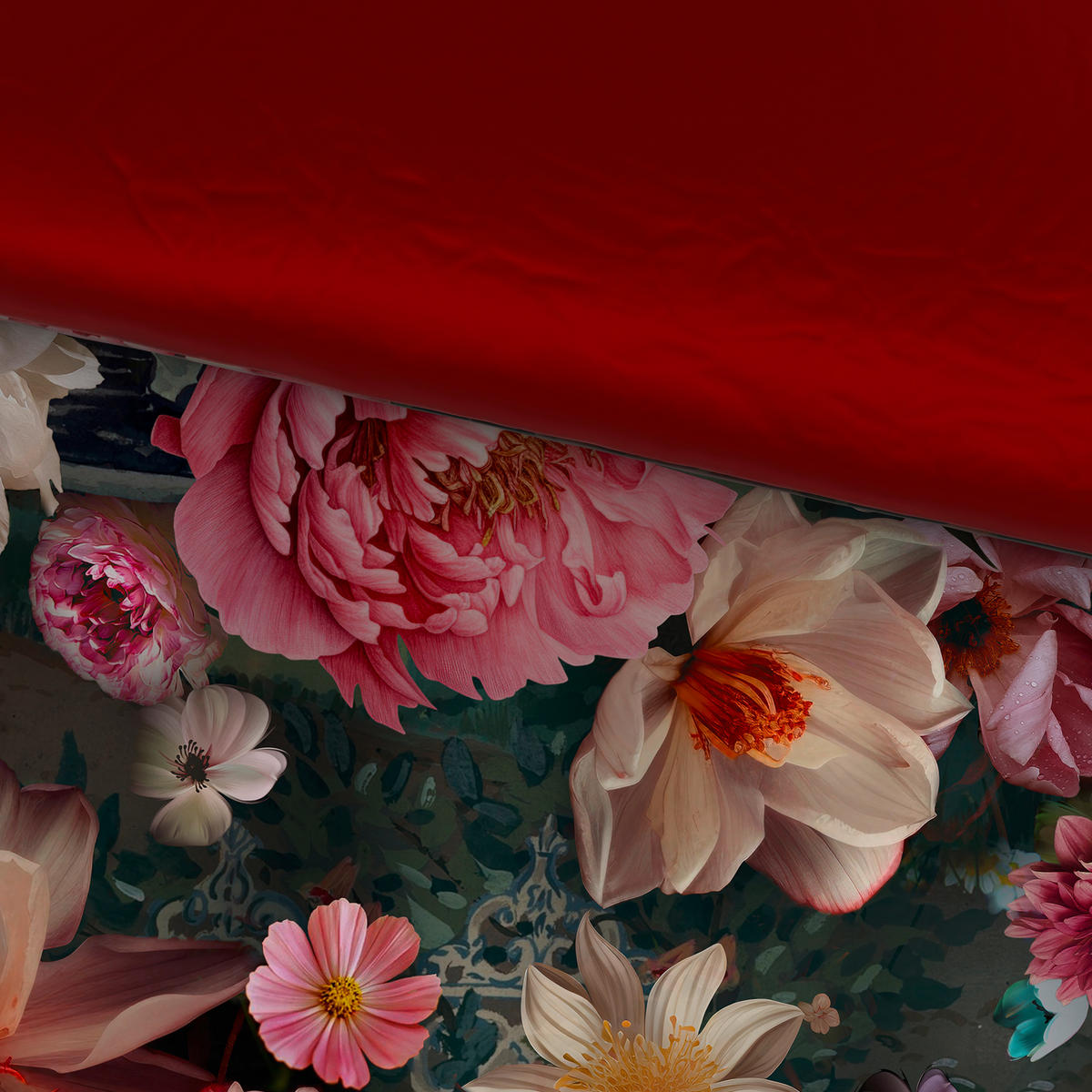 WENDEBETTWÄSCHE Satin 135/200 cm  - Bordeaux, Textil (135/200cm) - Novel