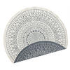 OUTDOORTEPPICH 200 cm Twin Creme, Grau  - Creme/Grau, Design, Kunststoff (200cm)