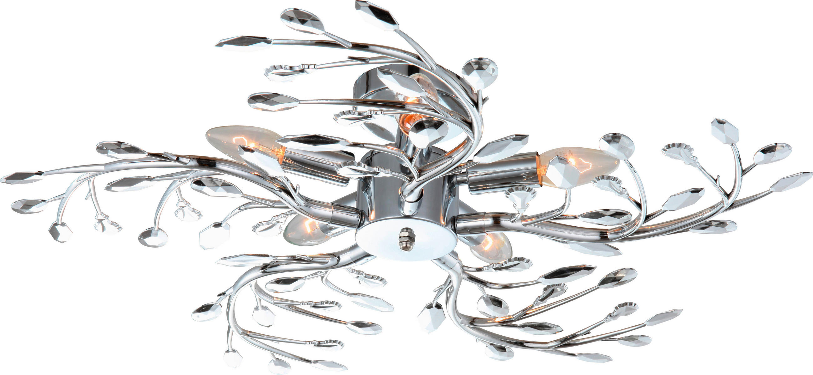 TAKLAMPA  65/16 cm    - kromfärg, Klassisk, metall/plast (65/16cm) - Globo