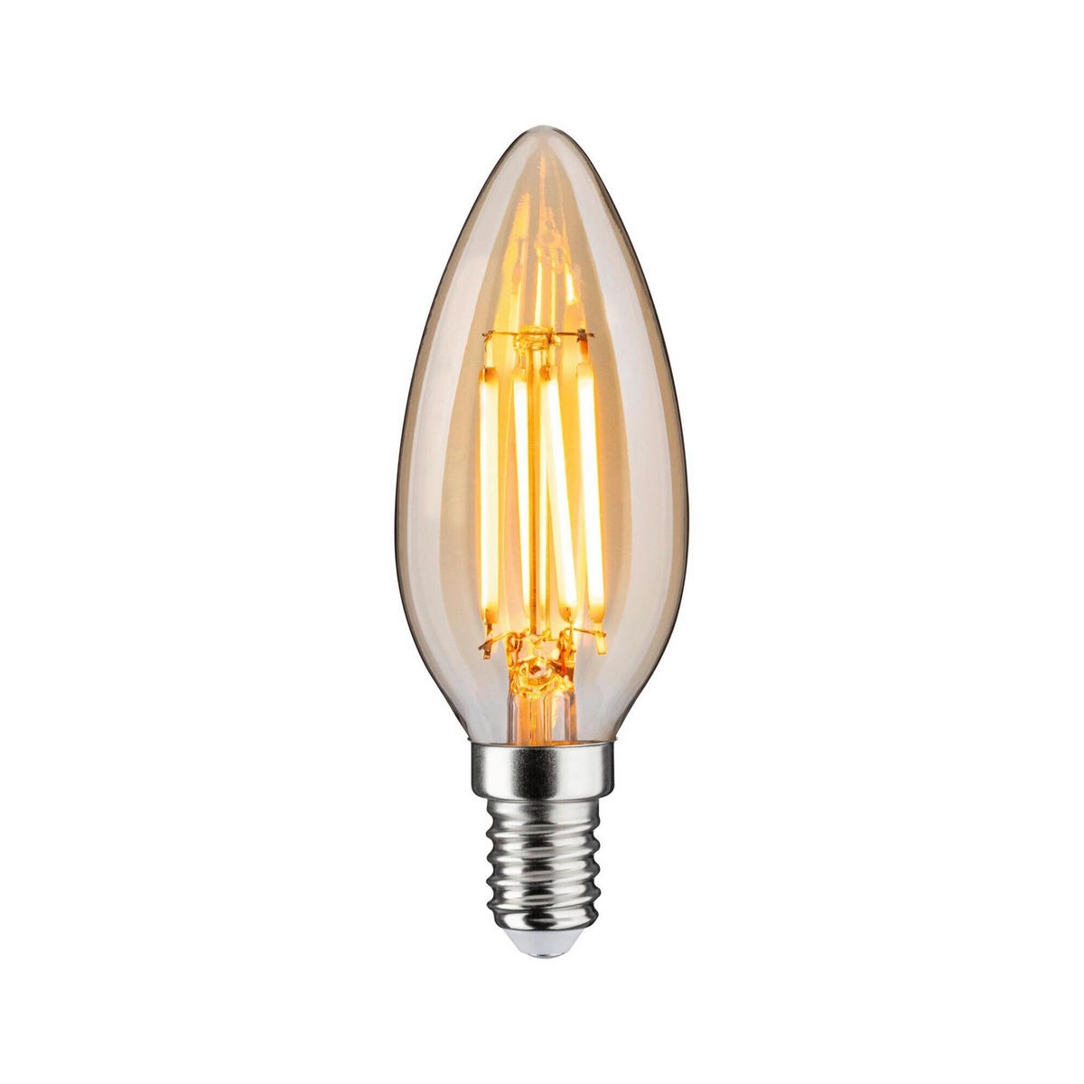 LED-LEUCHTMITTEL   E14 4,9 W 450 lm  - Goldfarben, Basics, Glas (3,5/9,8cm) - Paulmann