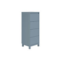 HIGHBOARD Olli Highboard 4S  in  - Blau, Basics, Holzwerkstoff (48,4/119,7/40,1cm) - Paidi