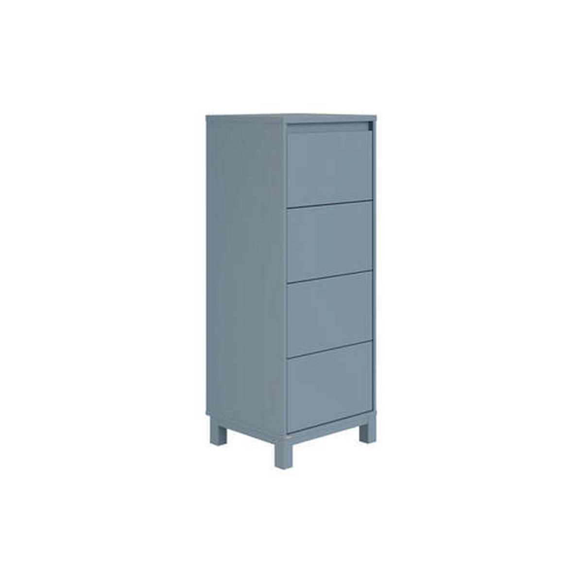 HIGHBOARD Olli Highboard 4S  in  - Blau, Basics, Holzwerkstoff (48,4/119,7/40,1cm) - Paidi