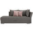 LIEGE in Textil Grau, Rosa - Chromfarben/Rosa, Design, Kunststoff/Textil (220/93/100cm) - Xora LIEGE in Textil Grau, Rosa - Chromfarben/Rosa, Design, Kunststoff/Textil (220/93/100cm) - Xora