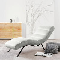 RELAXLIEGE Webstoff Hellgrau  - Hellgrau/Schwarz, Design, Textil/Metall (65/65/171cm) - Livetastic