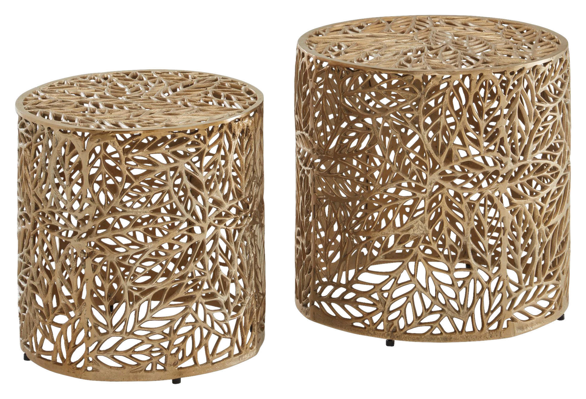 SET STOLIĆA zlatne boje  metal   - zlatne boje, Design, metal (41/42/41cm) - MID.YOU