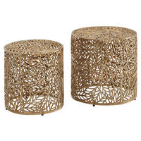 SET MIZ, zlate barve  - zlate barve, Design, kovina (41/42/41cm) - MID.YOU