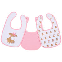 BRYNDÁČEK - bílá/růžová, Basics, textil (21/32cm) - My Baby Lou