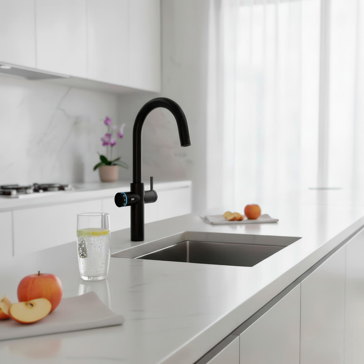 KÜCHENARMATUR 30103010204  - Schwarz, Basics, Kunststoff/Metall (20/43,9/51,6cm)