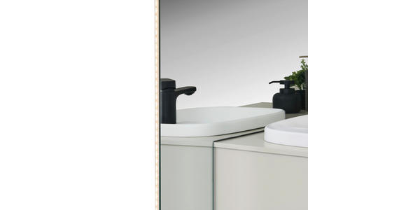 BADEZIMMER in 120 cm - Naturfarben, Design, Glas/Holzwerkstoff (120cm) - Dieter Knoll