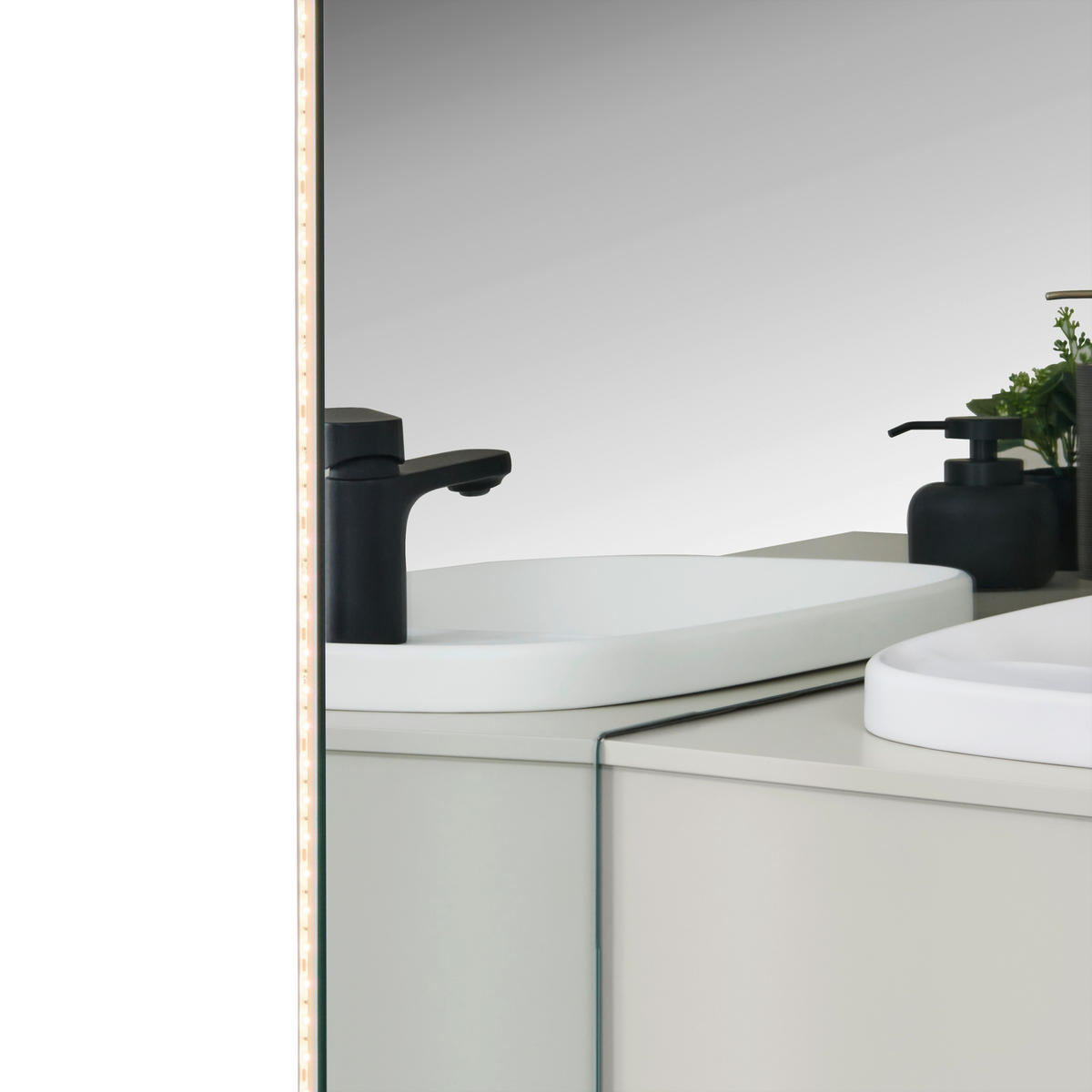 BADEZIMMER  in 120 cm  - Naturfarben, Design, Glas/Holzwerkstoff (120cm) - Dieter Knoll