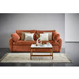 SCHLAFSOFA in Cord, Plüsch Terracotta  - Terracotta/Schwarz, MODERN, Kunststoff/Textil (240/90/120cm) - Carryhome