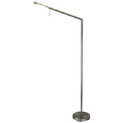 LED-STEHLEUCHTE - Nickelfarben, Basics, Glas/Metall (20/160cm) - Novel