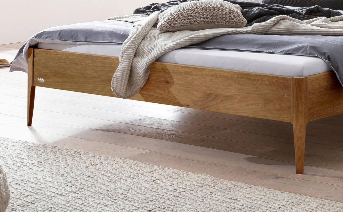 BETT 180/200 cm  in Wildeiche  - Wildeiche, Design, Holz (180/200cm) - Hasena