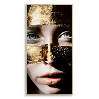 LEINWANDBILD  - Goldfarben, Basics, Holz/Kunststoff (52/102/4cm)