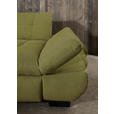 ECKSOFA in Mikrofaser Grün 198/290 cm - Schwarz/Grün, Design, Textil/Metall (198/290cm) - Xora