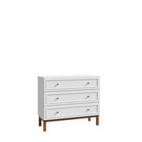 Comodă 100,2/85,4/41,7 cm  - nămol/alb, Modern, material pe bază de lemn (100,2/85,4/41,7cm) - Cantus