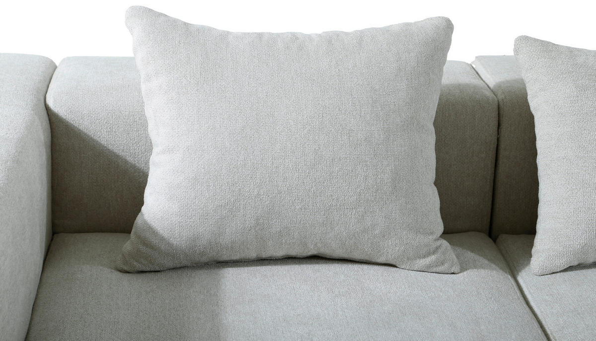 3-SITZER-SOFA Leinenoptik Beige  - Beige, Design, Textil (300/60/100cm) - P & B