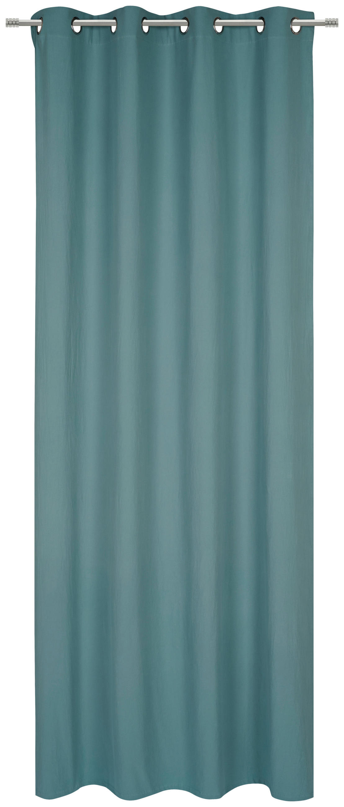 ÖSENVORHANG blickdicht  - Jadegrün, Basics, Textil (135/255cm) - Esposa