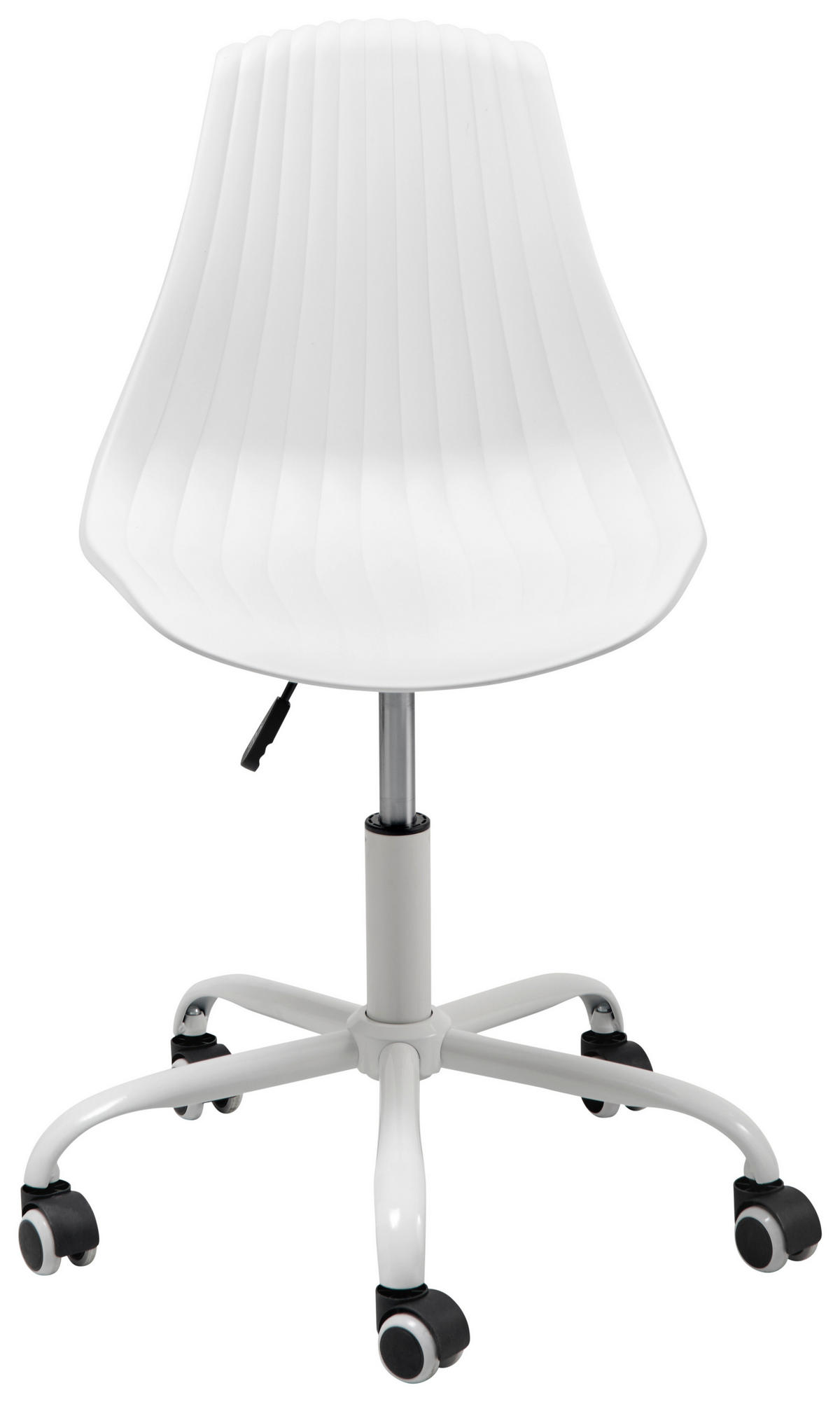 DREHSTUHL  in Weiss  - Weiss, Lifestyle, Kunststoff/Metall (44/75-85/56cm) - Livetastic