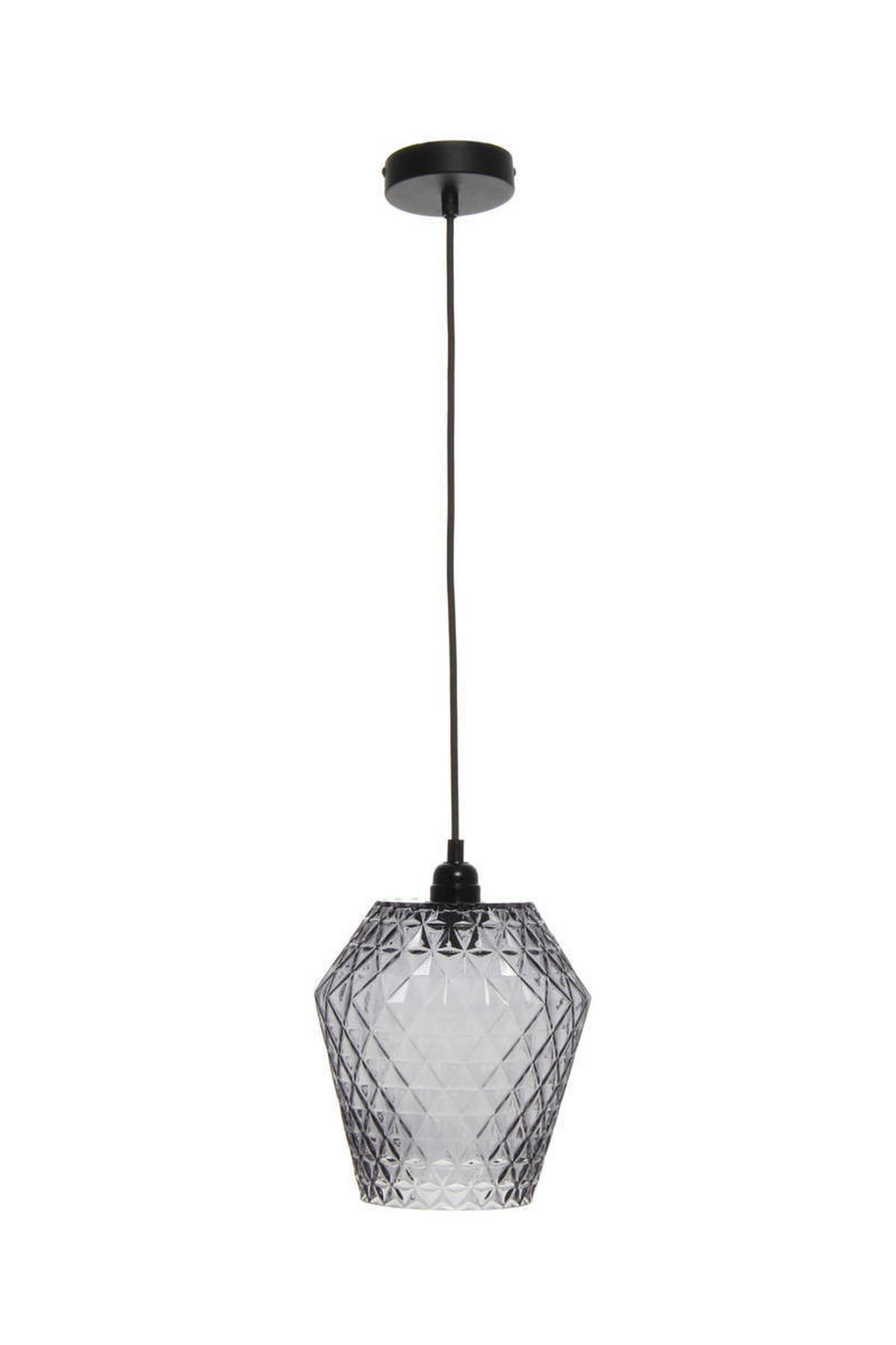 HÄNGELEUCHTE  20/27/20 cm   - Grau, Trend, Glas (20/27/20cm) - Kayoom