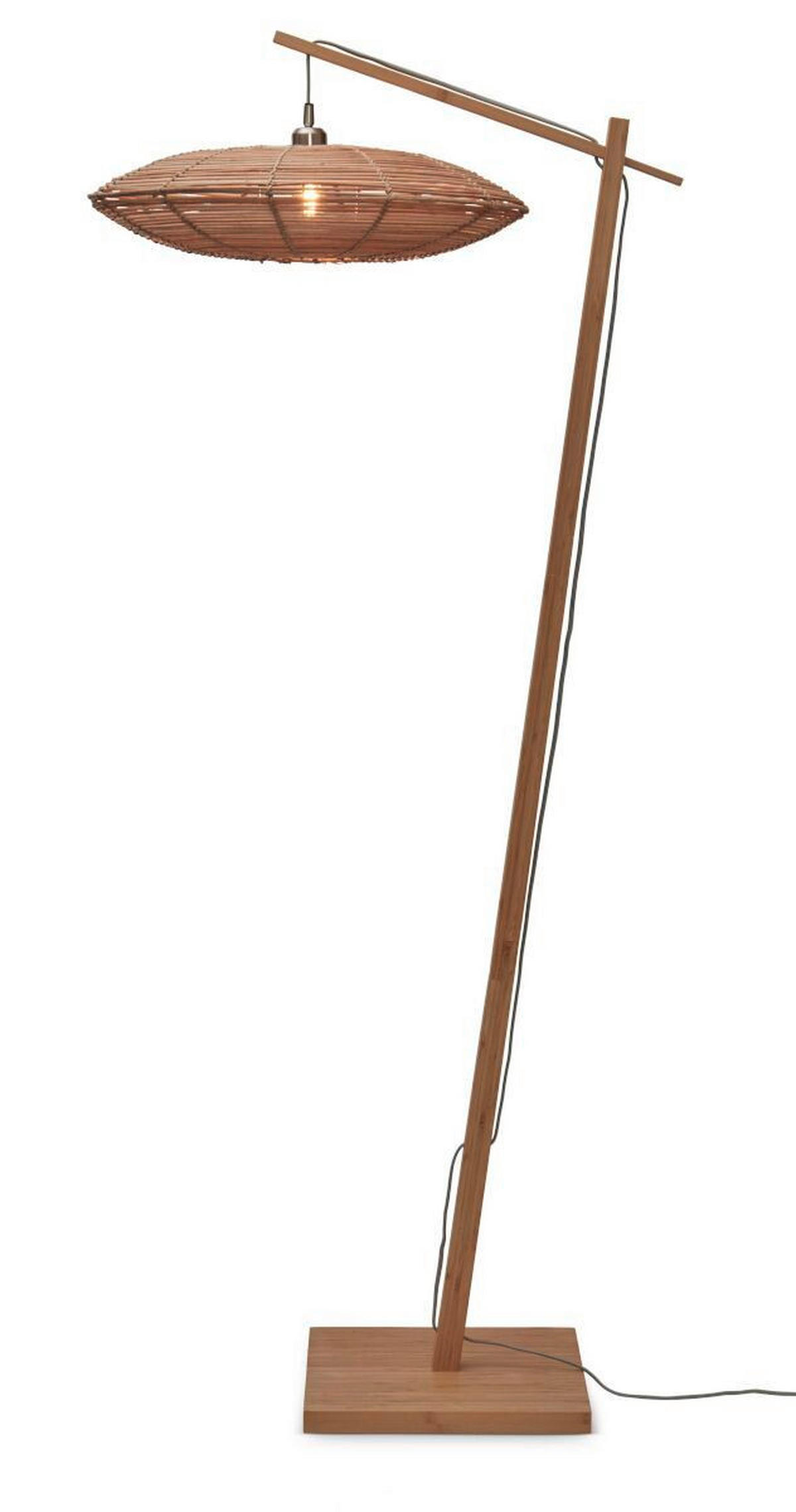 STEHLEUCHTE 55/78/176 cm    - Naturfarben, Trend (55/78/176cm) - Good & Mojo