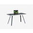 SCHREIBTISCH Schwarz, Alufarben - Schwarz/Alufarben, Design, Glas/Metall (120/76/60cm) SCHREIBTISCH Schwarz, Alufarben - Schwarz/Alufarben, Design, Glas/Metall (120/76/60cm)