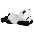 KUSCHELTIER Klammertier Panda 24 cm  - Schwarz/Weiß, Basics, Textil/Metall (24cm) - My Baby Lou