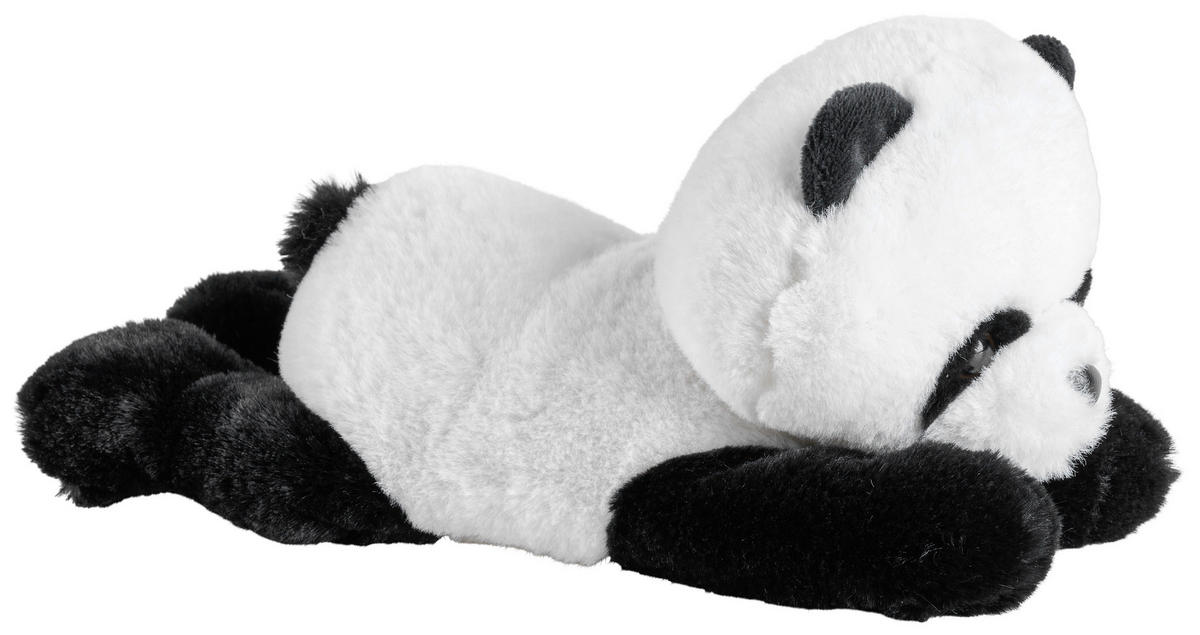 KUSCHELTIER Klammertier Panda 24 cm  - Schwarz/Weiß, Basics, Textil/Metall (24cm) - My Baby Lou