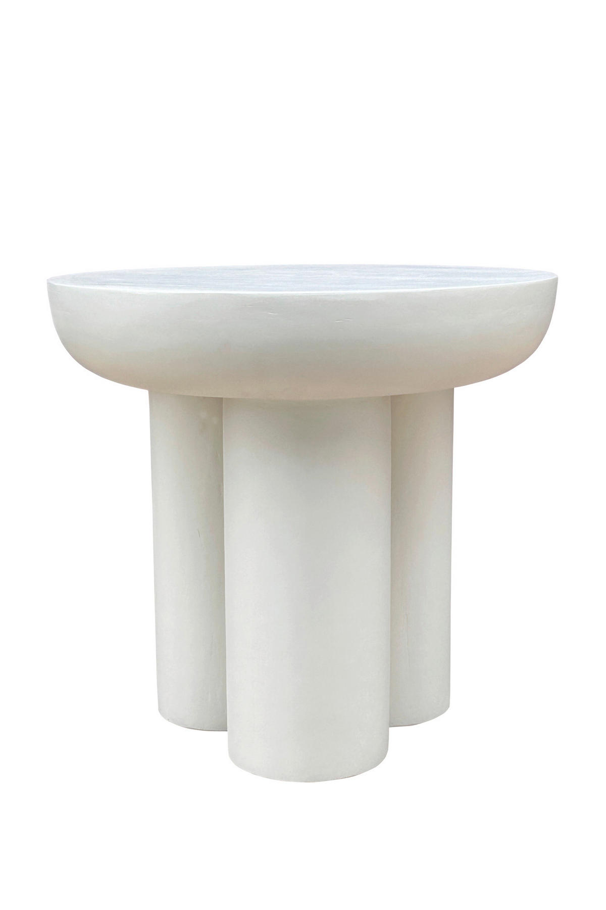 BEISTELLTISCH in Stein, Holzwerkstoff 50/50/47 cm  - Weiß, Design, Holzwerkstoff/Stein (50/50/47cm) - MID.YOU