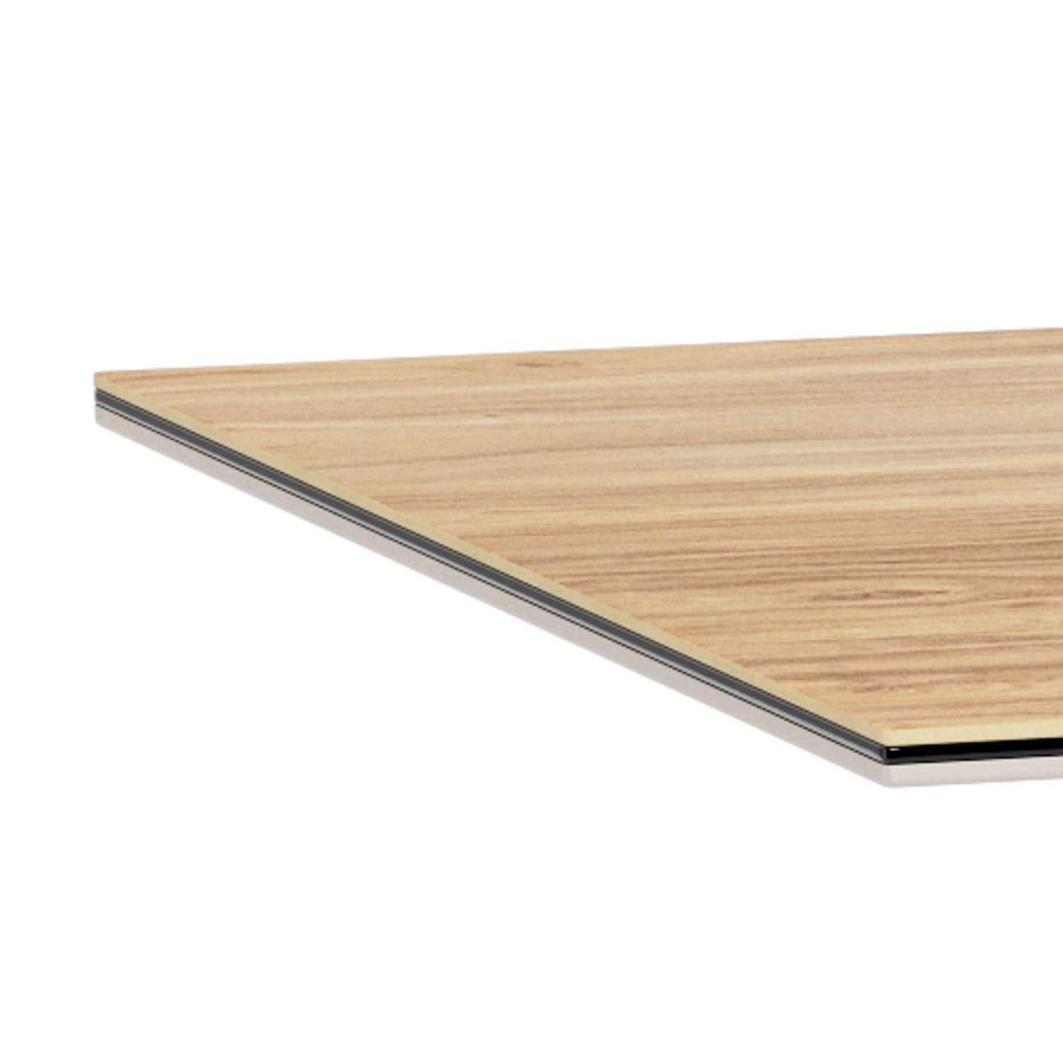 ESSTISCH in Metall, Glas, Keramik 200/100/75,5 cm  - Eichefarben/Grau, MODERN, Glas/Keramik (200/100/75,5cm) - MID.YOU