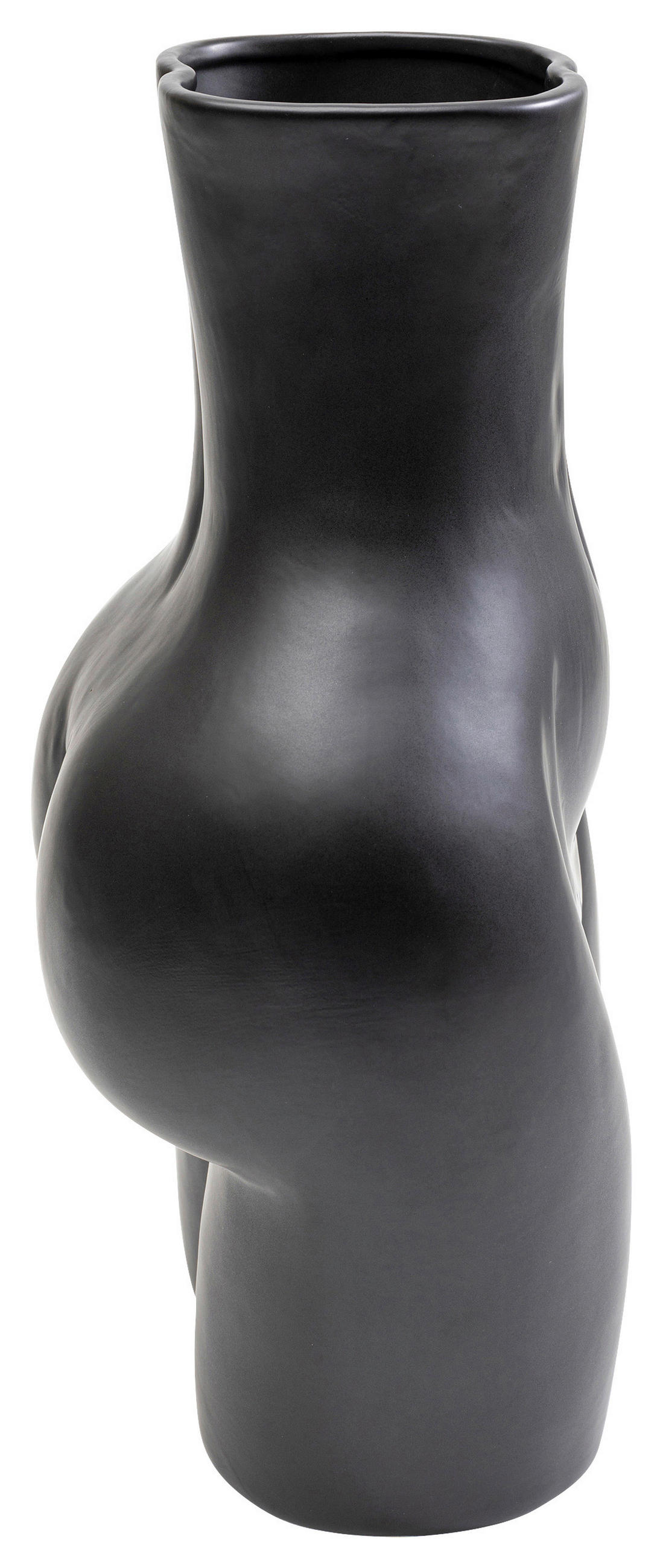VASE 40 cm  - Schwarz, Design, Keramik (27/40/16cm) - Kare-Design