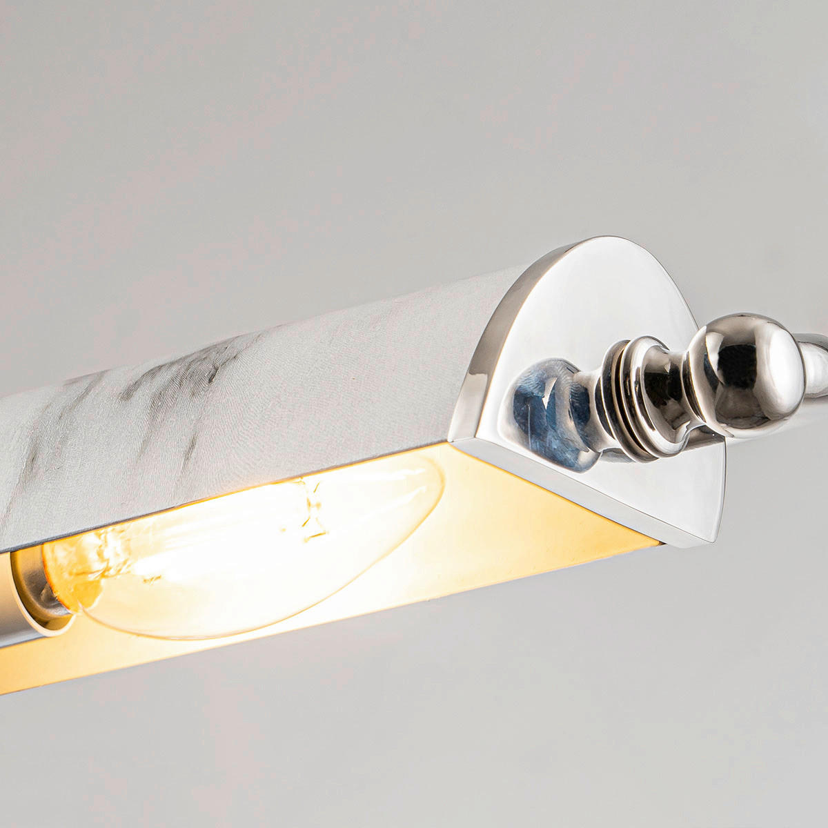 BILDERLEUCHTE Winchfield 12.7/70.3/31.8 cm  - Nickelfarben, Konventionell, Metall (12.7/70.3/31.8cm) - Elstead Lighting