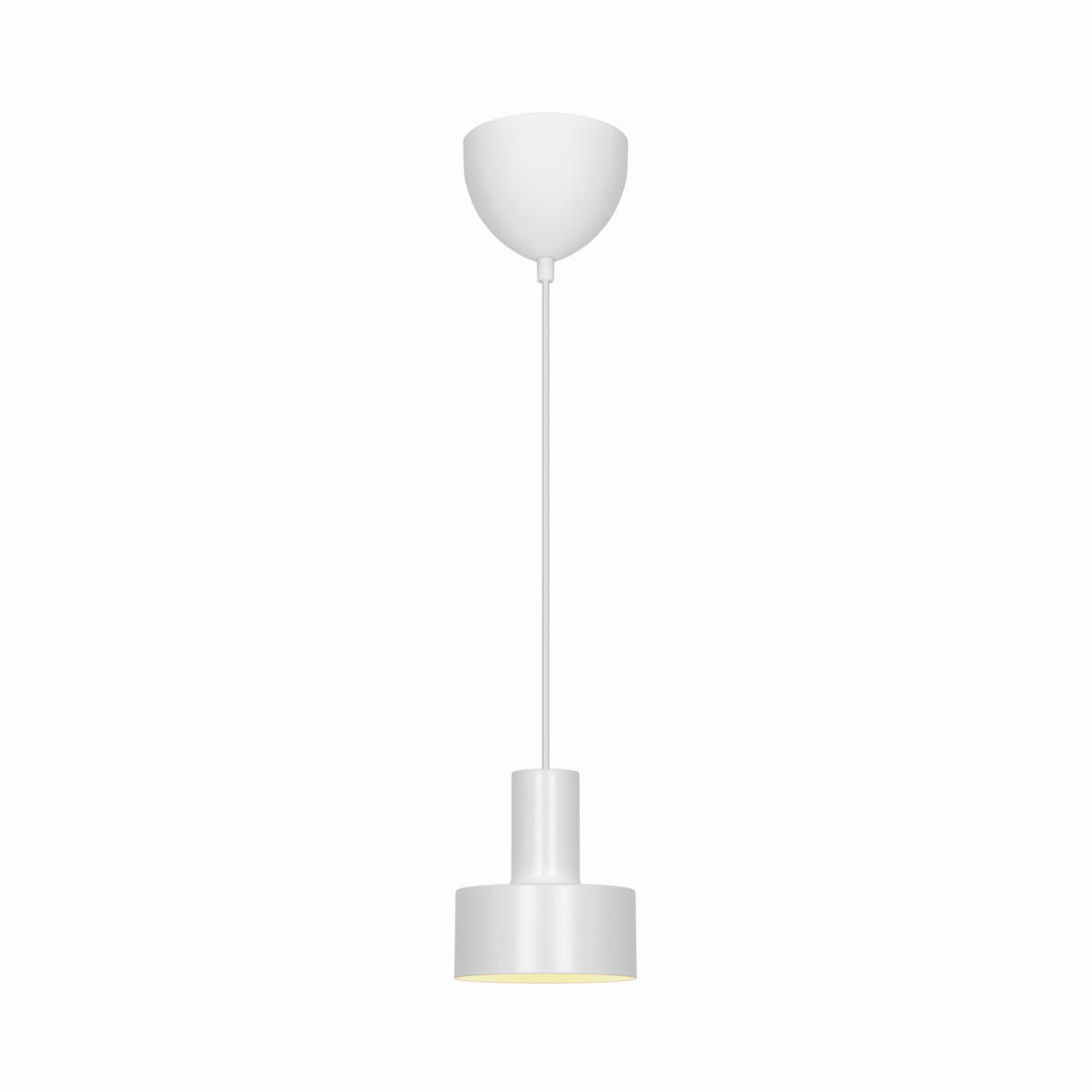 HÄNGELEUCHTE 12,5/14,5 cm   - Weiß, KONVENTIONELL, Metall (12,5/14,5cm) - Nordlux