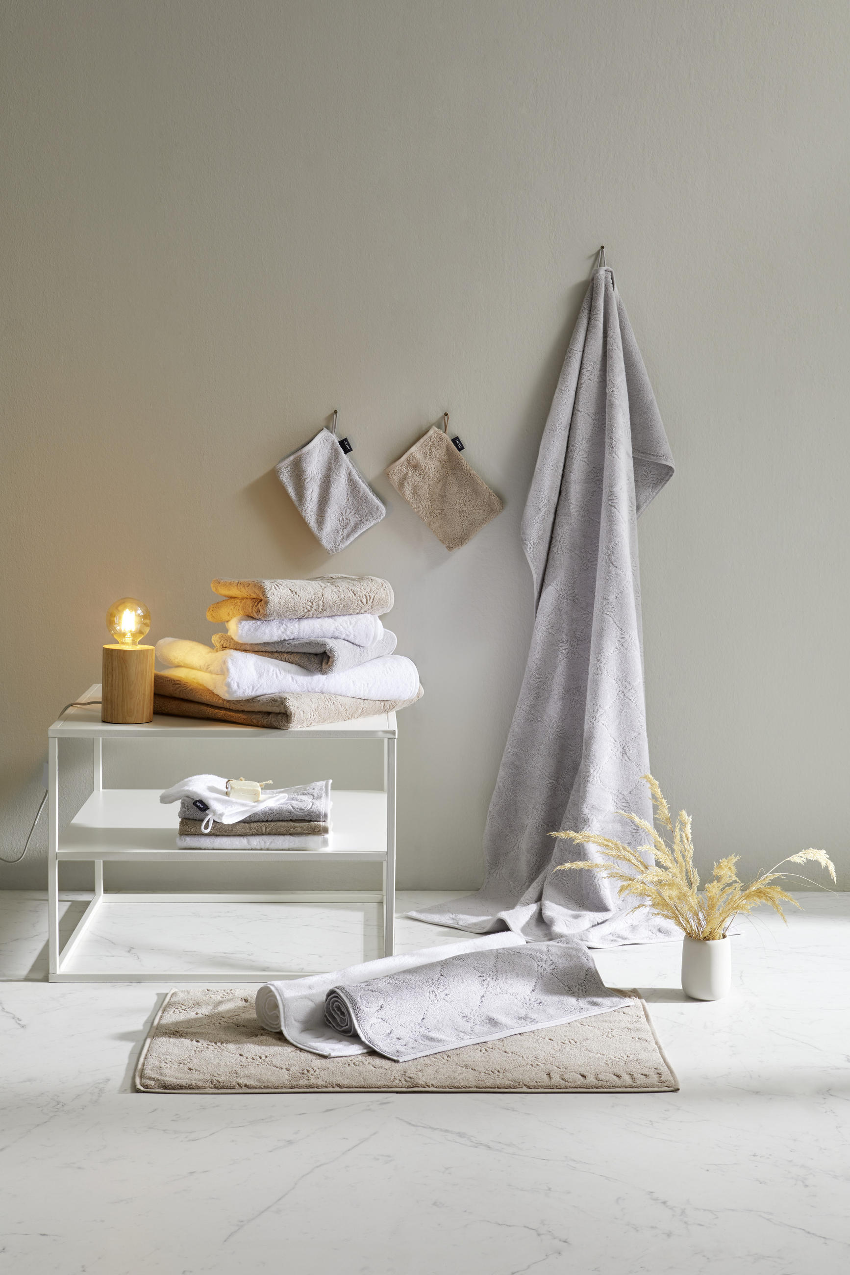 HANDTUCH Uni Cornflower Sandfarben  - Sandfarben, Design, Textil (50/100cm) - Joop!