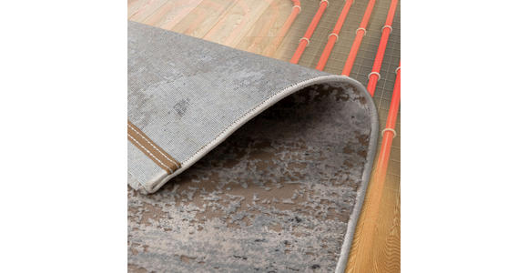 WEBTEPPICH 133/190 cm Antea Grau, Beige  - Beige/Grau, Design, Textil (133/190cm) - Novel