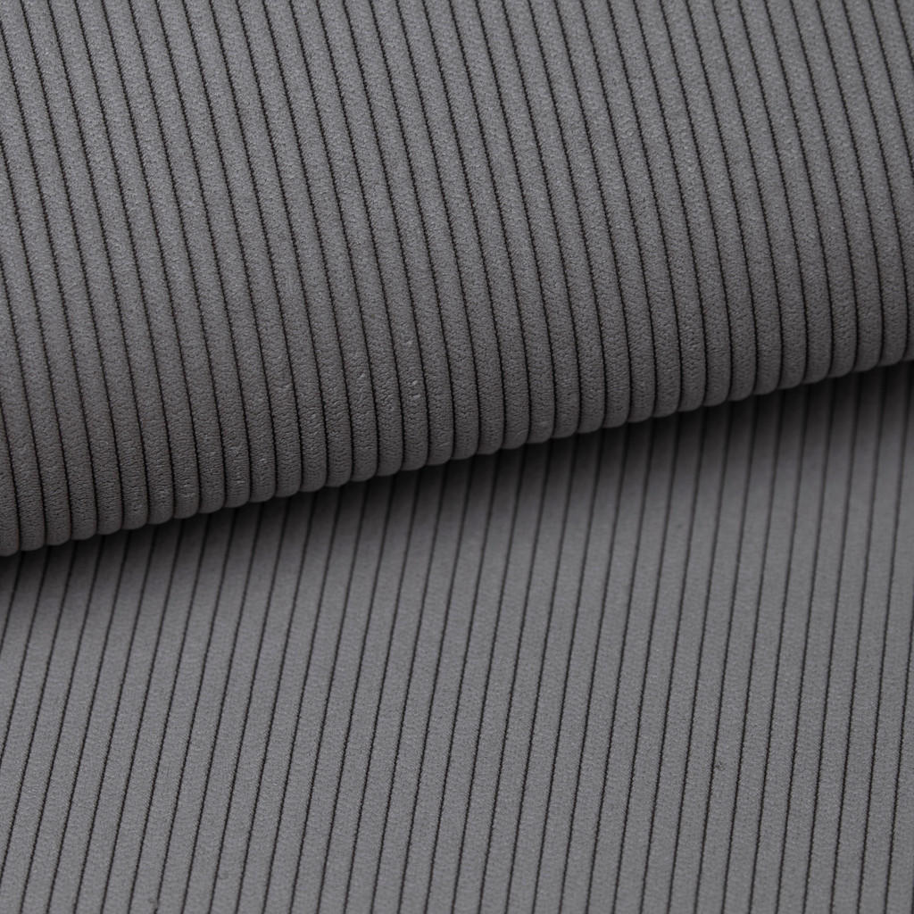 Thumbnail - Lomoco Ecksofa, Grau, Textil, 3-Sitzer, Füllung: Schaumstoffflocken,Schaumstoffflocken, Ottomane rechts, L-Form, 223x158...