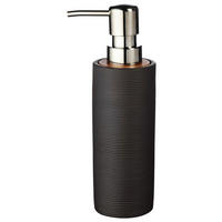 DÁVKOVAČ MÝDLA antracitová - antracitová, Basics, kov/dřevo (6/20,5/6cm) - Sadena