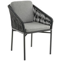 GARTENSESSEL Metall Anthrazit  - Anthrazit, Modern, Metall