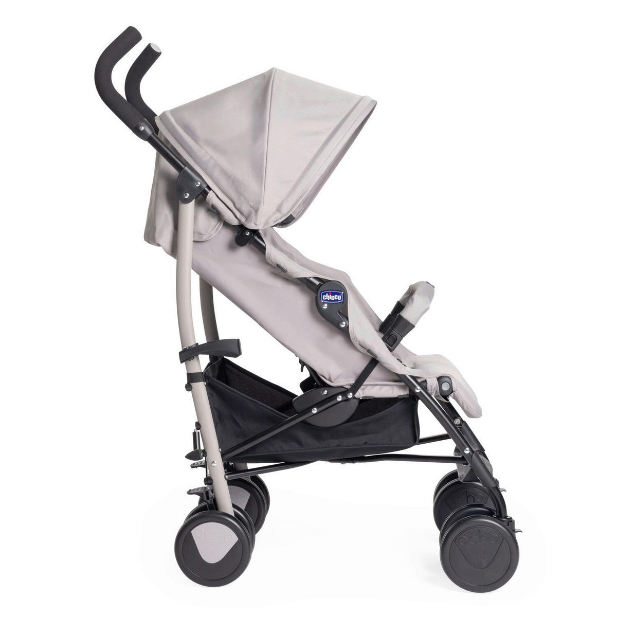 BUGGY Echo Lite  - Grau, Basics, Textil/Metall (47/106/84cm) - Chicco