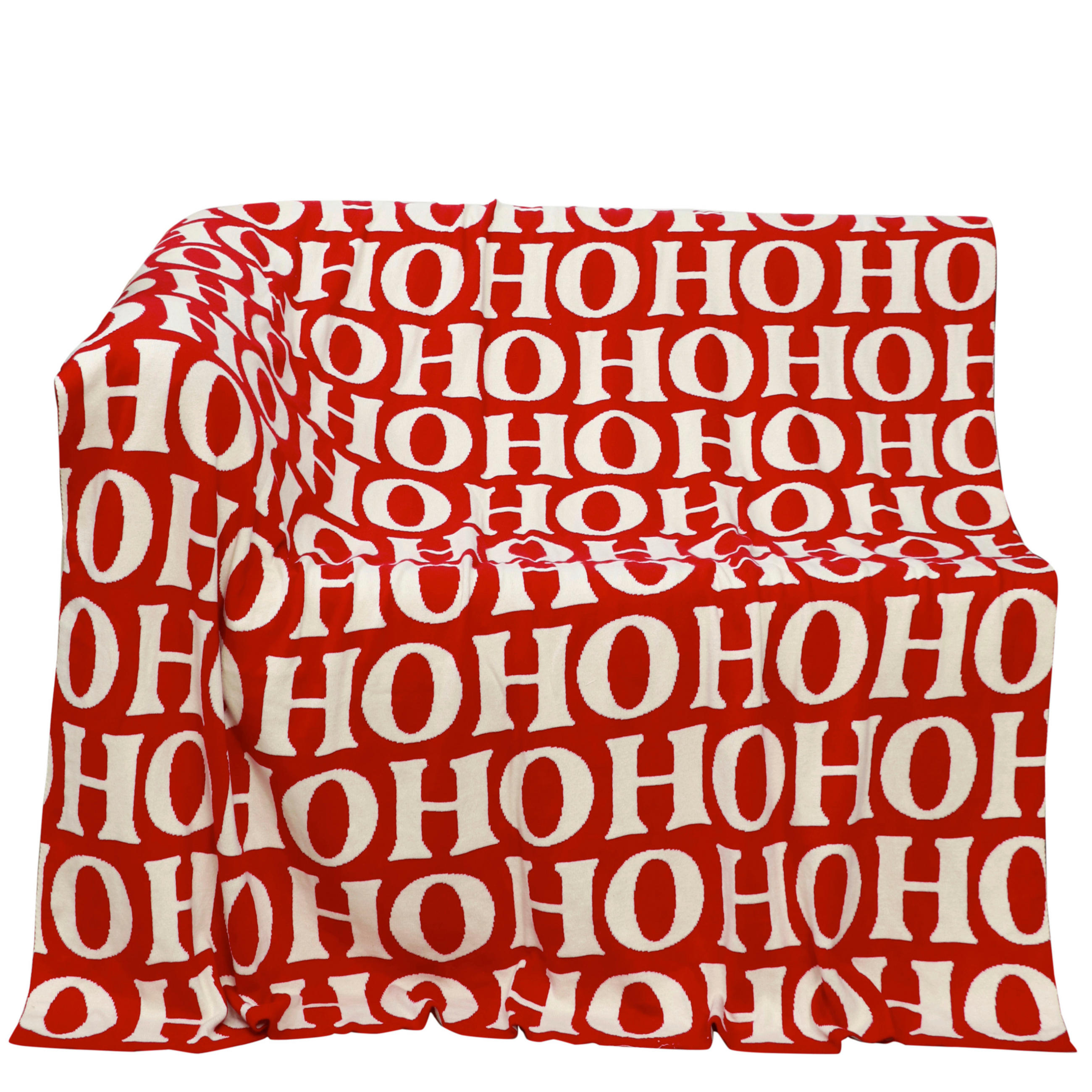 X-Mas Tagesdecke Natur, Rot 130x170 cm