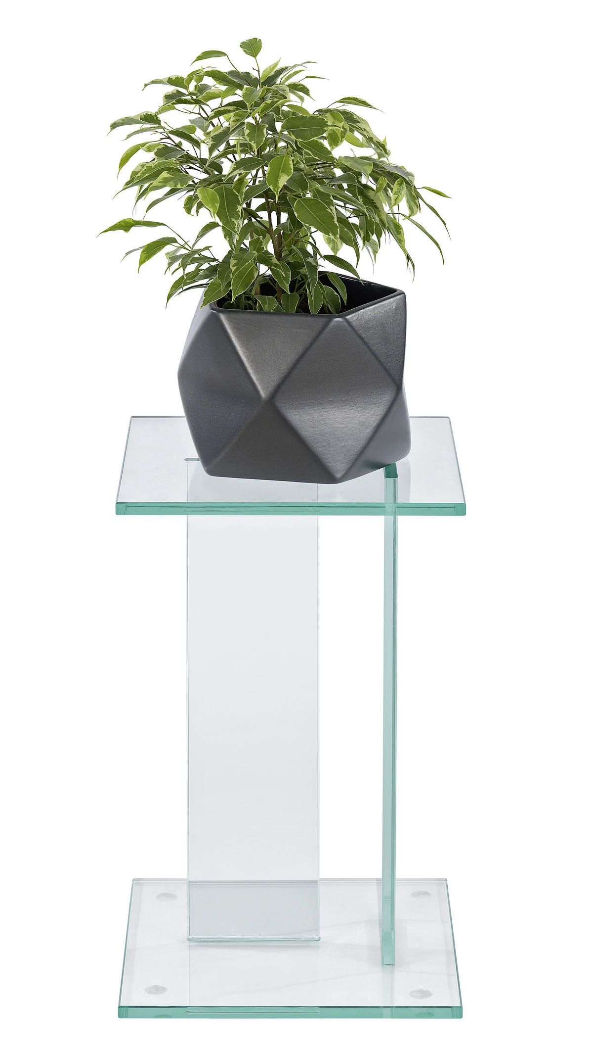 BLUMENSTÄNDER Glas  - Klar, Design, Glas (25/25/41cm)